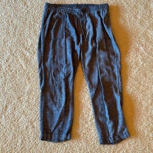 Old Navy blue linen pants